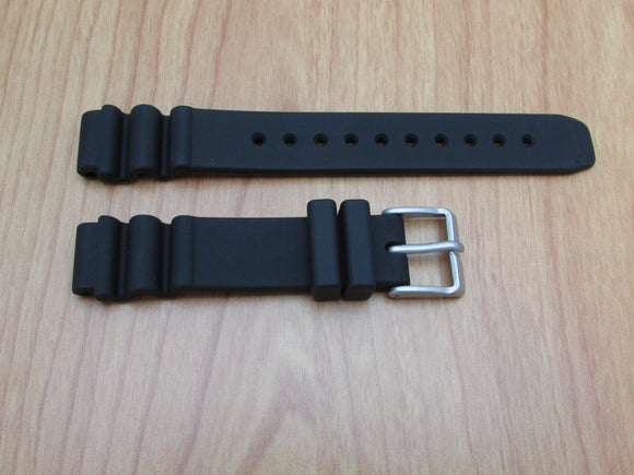 Citizen 59-G0025 Black Rubber Watch Band 15mm