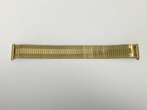 Timex Q7b870 Expansion Stretch Band 16-20mm Gold Tone Metal Watch Band