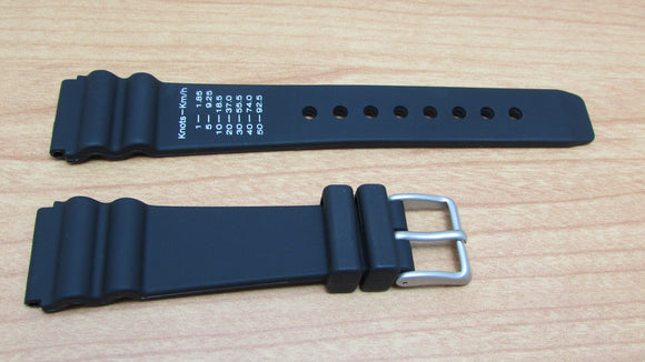 Citizen 59-L7055 Black Rubber Navisurf Watch Band 20mm