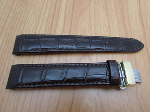 Citizen 59-S50365 Eco-Drive Dark Brown Alligator Grain Leather Watch Band 20mm
