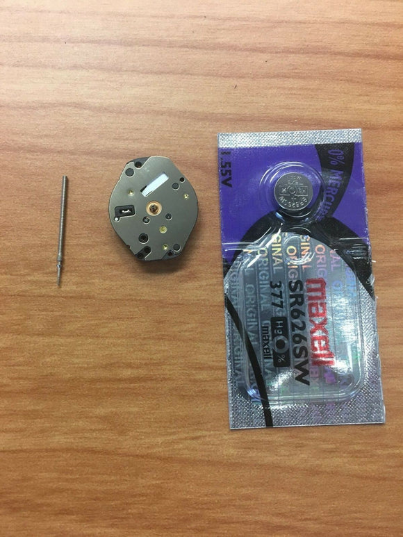 New Quartz Watch Movement with Stem Y121E With New Battery