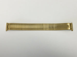 Timex Q7b870 Expansion Stretch Band 16-20mm Gold Tone Metal Watch Band