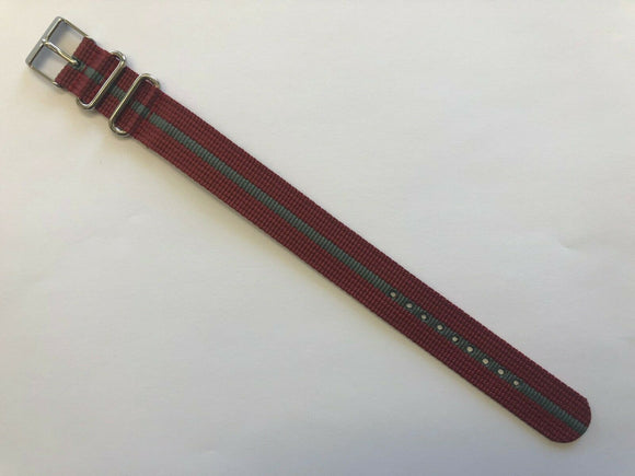 Timex Weekender ONE PIECE T2N653 20mm Watch Band Red with Gray